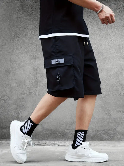 Men's Cargo Shorts, Outdoor, Travel, Casual Sports, Large Pockets, Durable and Comfortable Fabrics, Thin Shorts for Outings 17