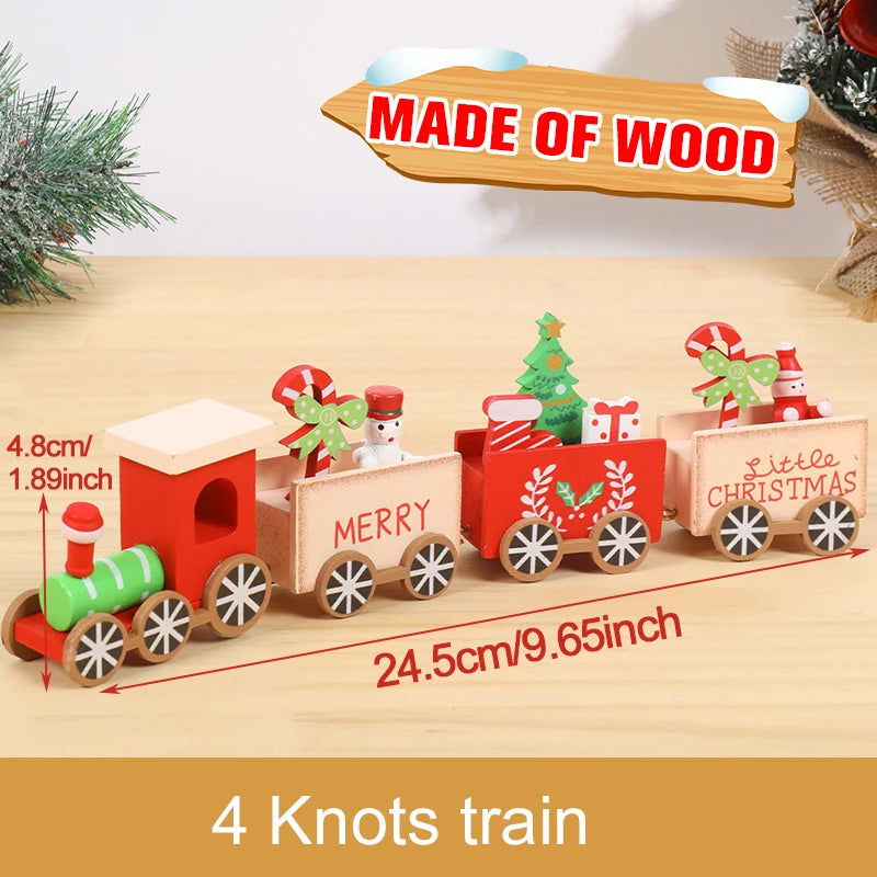 Christmas Train Merry Christmas Decorations For Home 2025 Christmas Ornament Xmas Navidad Noel Gifts Happy New Year 2026 Gifts
