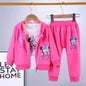 Baby Girls Boys Mickey Minnie Clothing Sets Spring Autumn Kids Outfits Hoodie +T-shirt + Pants Tracksuit Children Sport Suit