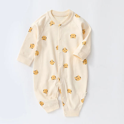 Baby Autumn Clothes Cartoon Bear Printed Romper for Boys Girl Newborn One-Pieces Clothing Cotton Toddler Bodysuit Infant Costume
