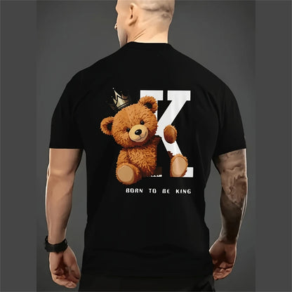 Funny Cartoon Men's T-Shirt 3d Print Short Sleeve Micro Elastic Breath Streetwear Summer Casual Oversized T-Shirts Men Clothing