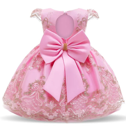 Baby Girls Christmas Dress 3 6 9 12 18 24 Months Toddler Newborn Lace Princess Dress 1 Year Old Birthday Party New Year Costume