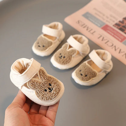 2025 New Toddler Newborn Baby Shoes Boys' Girls' Slippers Pre walker Casual Shoes  Winter Small Animals First Walkers