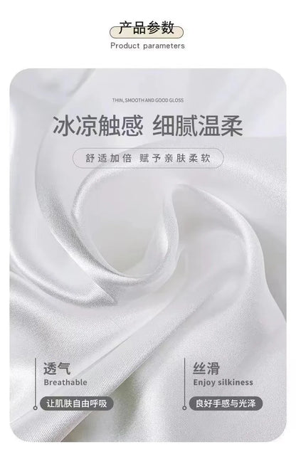 Summer Cool Ladies Faux Silk Polyester PJ Sexy Sling Pajama Sets Home wear Women's Pajamas Female Sleepwear Home wear Gift for GF