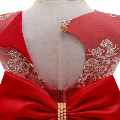 Baby Girls Christmas Dress 3 6 9 12 18 24 Months Toddler Newborn Lace Princess Dress 1 Year Old Birthday Party New Year Costume