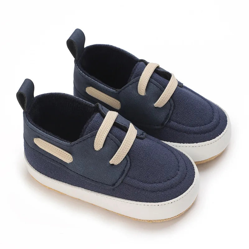 Lucky Blue Four Seasons Baby Soft Sole Walking Shoes for 0-1 Year Old Boys Casual Lightweight Sports Shoes Indoor Walking Shoes