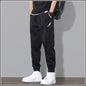 Men Pants Soft Fabric Multi Pockets Elastic Waist Spring Summer Cargo Pants Wear-resistant Jogger Trousers Simple Clothes