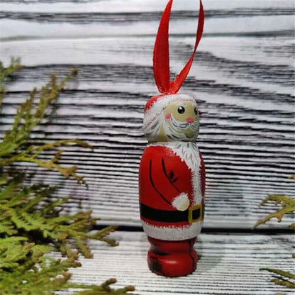Christmas Novel DIY Funny Santa Ornament Holiday Hanging Christmas Tree Decoration Party Decors