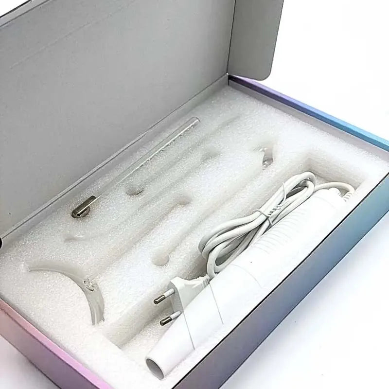 Beauty 5 in 1 High Frequency Electrode Wand Electrotherapy Glass Tube Home Spa Beauty Device Facial Therapy Wand