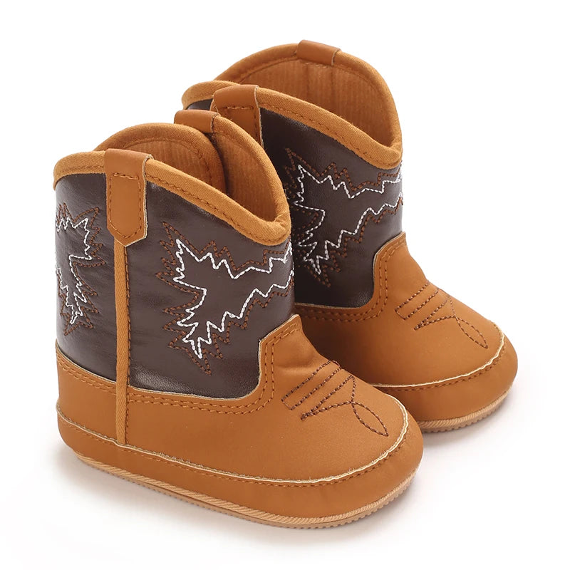 Baby Boots Made Of Soft PU and High-quality Cotton 2026 New Autumn and Winter Short Boots With Rubber Soles and Anti Slip Baby