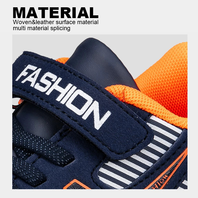 Children Boys Shoes School Sports Fashion Leather For Kids Tennis Casual Sneakers Children's Boy Running 7-12 Years Walking Shoe