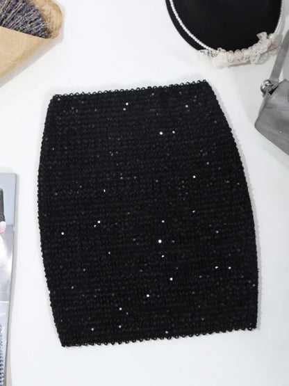Sequin Skirt with sequins for women Summer style beach short Sequined Skirt Belly Dancer Costume  Sexy High Waist Sequins skirt