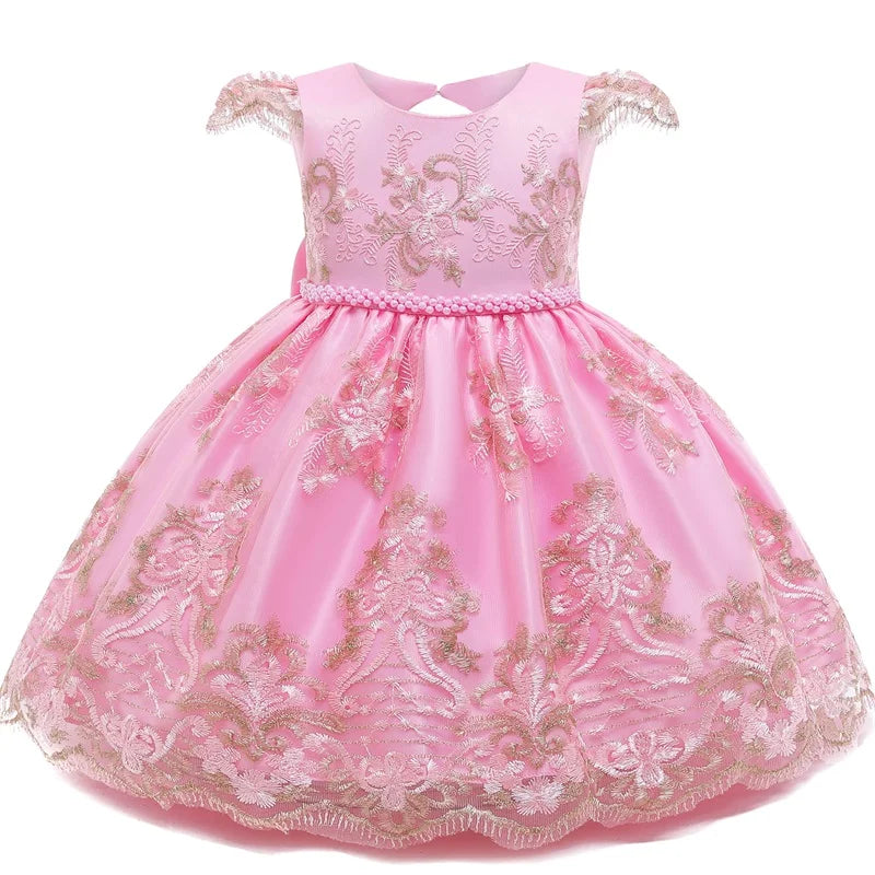 Baby Girls Christmas Dress 3 6 9 12 18 24 Months Toddler Newborn Lace Princess Dress 1 Year Old Birthday Party New Year Costume