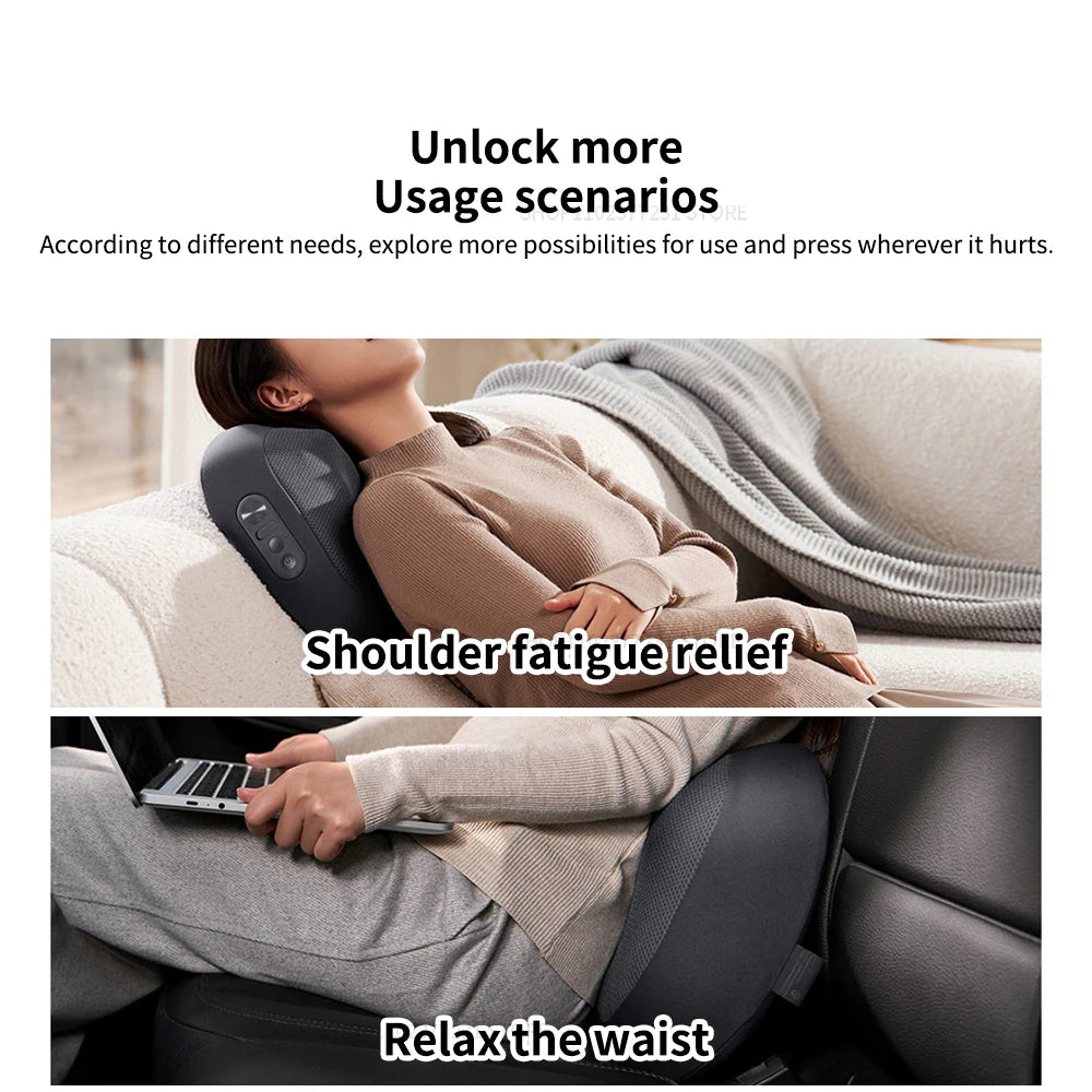 Xiaomi Mijia Smart Waist Massager Back Massager Hot Compress Shoulder and Neck Massage ulti-gear Adjustment MiHome APP Control