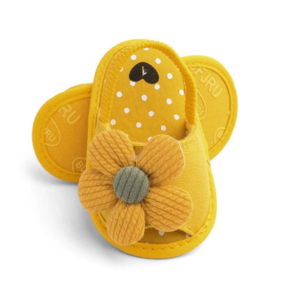 Summer New Sunflower Baby Sandals Soft Bottom Baby Toddler Shoes 0-1 Years Old Baby Girls  Baby Shoes Girls  Baby Boy Shoes