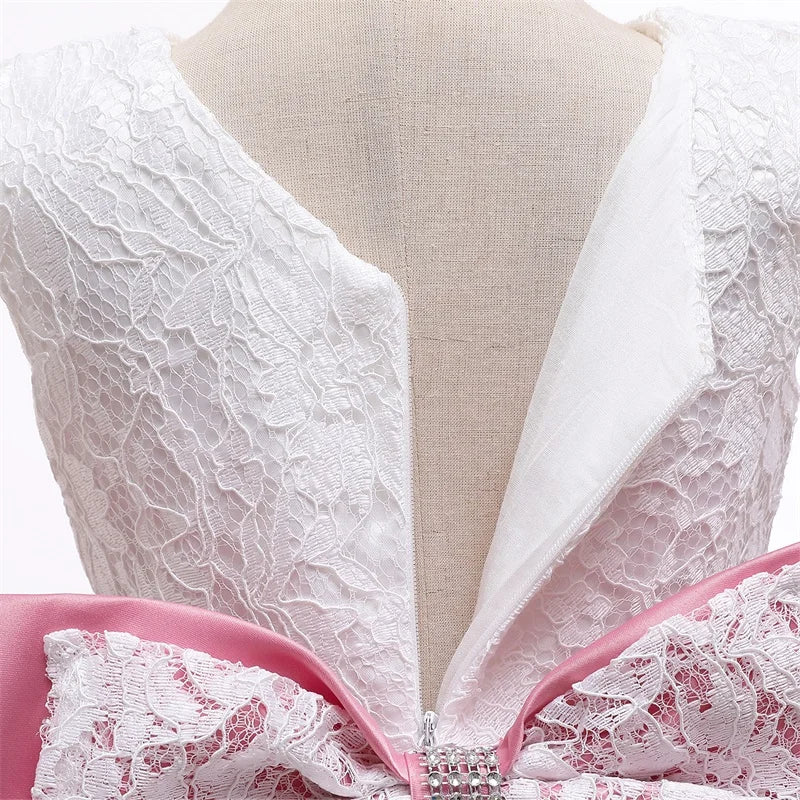 Baby Girls Christmas Dress 3 6 9 12 18 24 Months Toddler Newborn Lace Princess Dress 1 Year Old Birthday Party New Year Costume