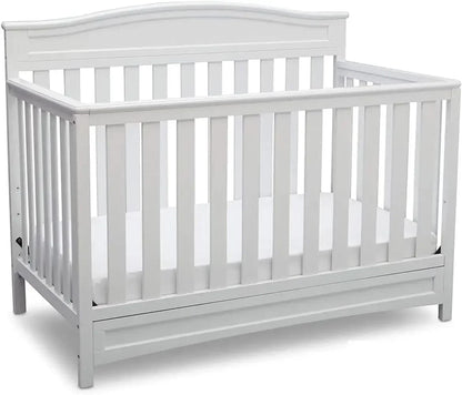 Children Emery 4-in-1 Convertible Baby Crib - Greengard Gold Certified, Dark Chocolate