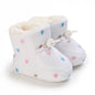 2025 Baby Autumn Winter Boots Baby Girl Boys Winter Warm Shoes Solid Fashion Toddler Fuzzy Balls First Walkers Kid Shoes 0-18M