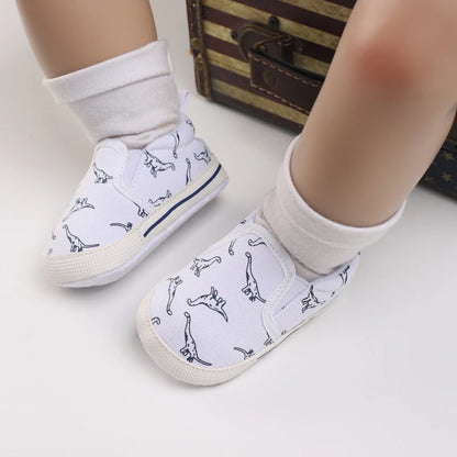New Baby Boys Casual Canvas Shoes with Cotton Non slip Soft Sole for Infants and Toddlers The First Walking Shoe for Children
