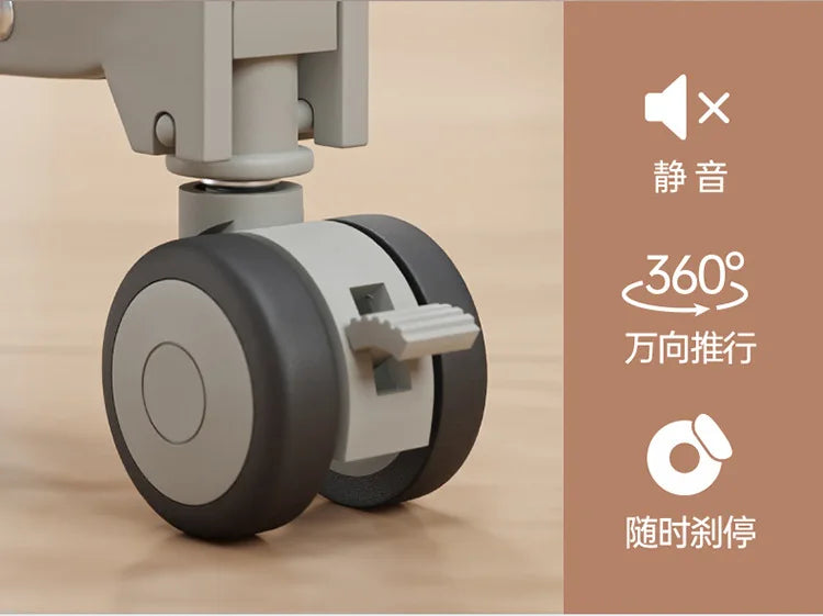 Baby Bed Crib Portable Bassinet Bedside Liftable Cradle Bed Playpen Newborn With Changing Table Storage Bag Mosquito Net