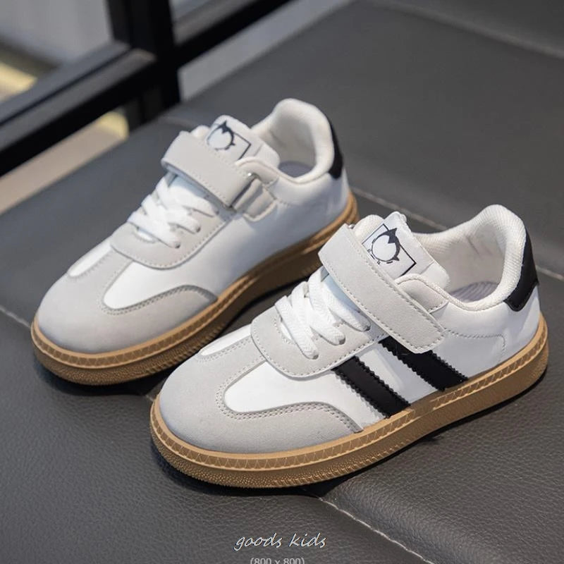 Trendy Kids Shoes Girls Boys Tennis Sneakers Outdoor Running Shoes Non-slip School Sports Shoes Breathable Mesh Comfort Shoes