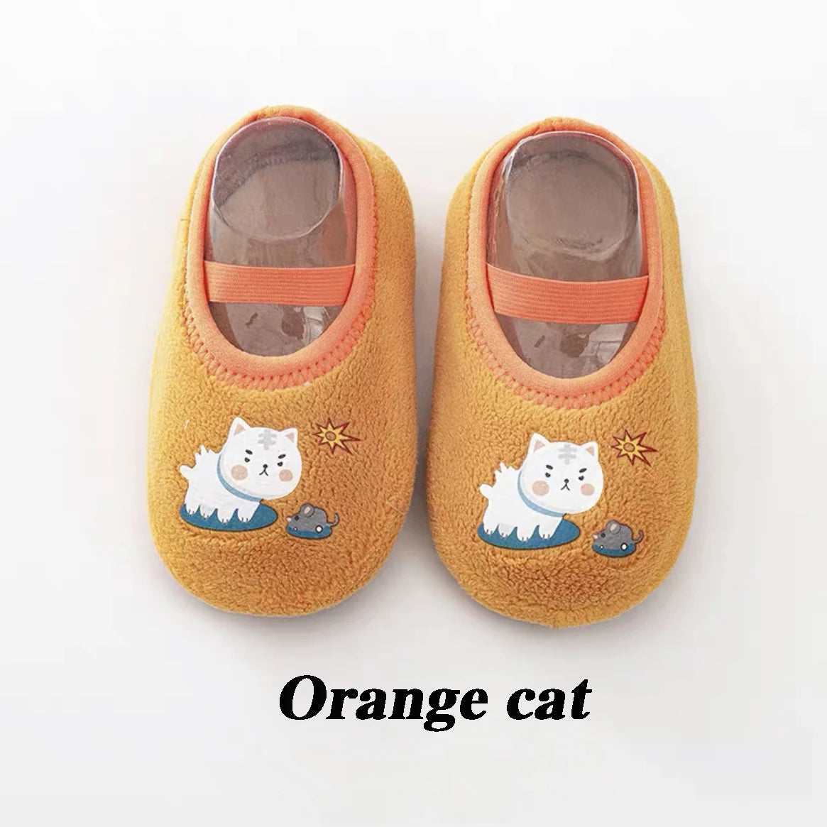 Baby Anti-slip Socks Cute Kids Slippers Newborn Warm Crib Floor Shoes with Rubber Sole for 0-24Month Children Boy Toddler Shoes