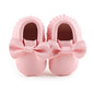 Meckior Baby Shoes Newborn Infant Boy Girl First Walker PU Sofe Sole Princess Bowknot Fringe Toddler Baby Crib Shoes Casual