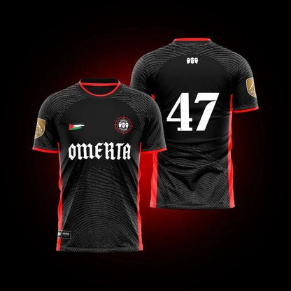 Men's T-Shirts OMERTA Boxing Fans Print Breathable Jersey Outdoor Sportwear Man Short Sleeve T-shirt Oversized Men Clothing Tops