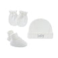 Baby Newborn Cotton Hat Gloves Foot Cover Set Newborn Single Layer Kit for Baby Girls Boys Birth Keeping Warm Clothes