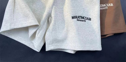 Summer New Leisure Fashion Sports Shorts Street Man Fashion Minimalist Sports Beach Pants Letter Embroidered Cotton Shorts