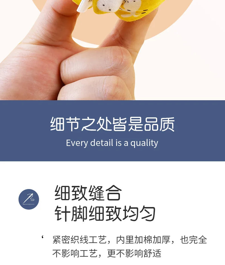 Newborn Baby Shoes for Boys Girls Winter Warm Thicken Plush Toddler Shoes Soft Sole Kids Short Booties Infant First Walker