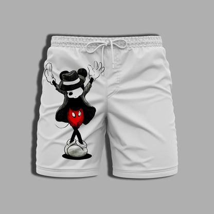 Printing Swim Shorts Men Summer Disney Gym Pants Whole Swimsuit Mickey Bathing Suit Man Men's Clothing Beach Minnie Mouse Male