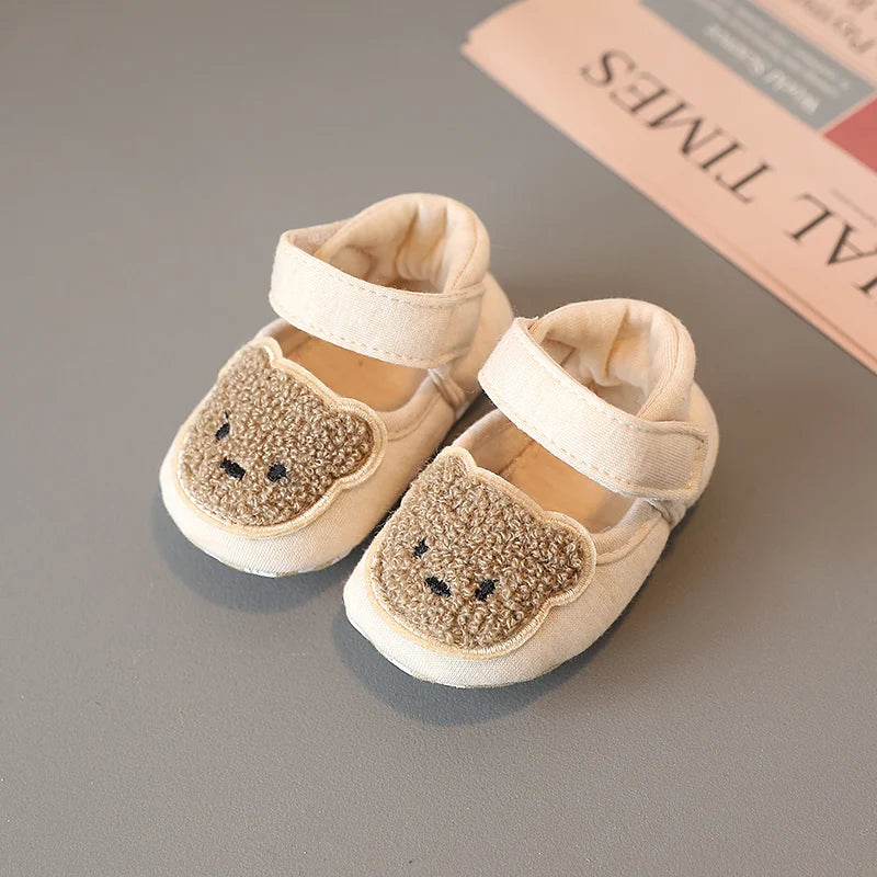 2025 New Toddler Newborn Baby Shoes Boys' Girls' Slippers Pre walker Casual Shoes  Winter Small Animals First Walkers