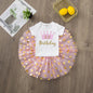 It's My 1/2 Birthday Baby Girls Birthday Outfit Cake Smash Outfit Birthday Party Shirt Tutu + Baby Bodysuits Dress Set Clothes