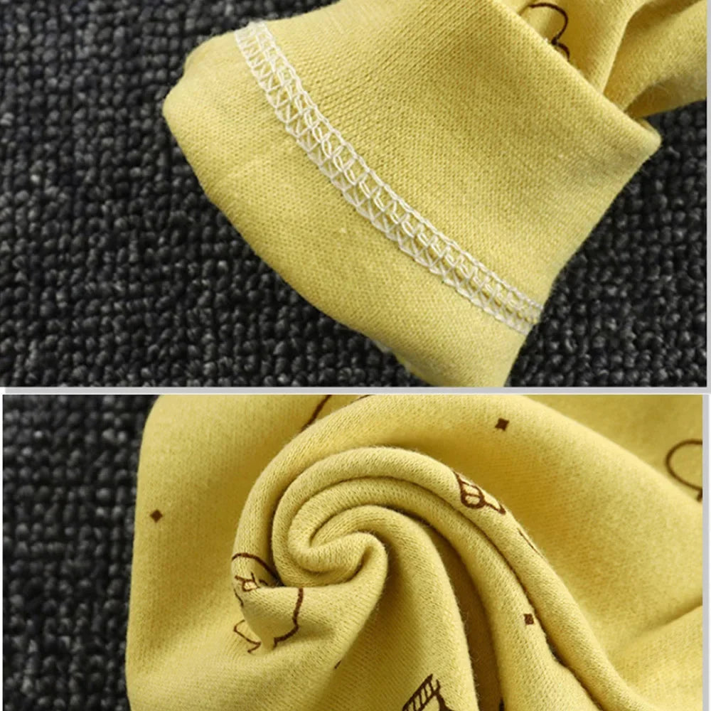 Baby Girls Boys Pants Toddler Bottoming Leggings Children Cotton Cartoon Trousers High Waist 2024 Autumn Newborn Kids Clothing