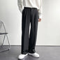Spring Summer New Men Straight Casual Pants Korean Loose Suit Trousers Baggy White Elegant Pant Male Streetwear Y2k Men Clothing