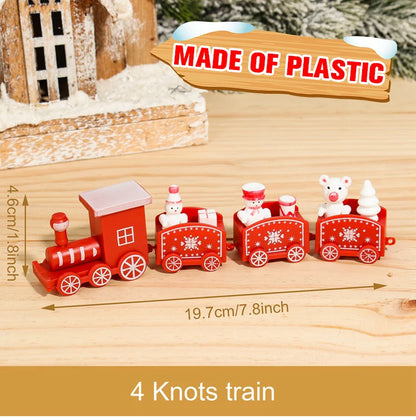 Christmas Train Merry Christmas Decorations For Home 2025 Christmas Ornament Xmas Navidad Noel Gifts Happy New Year 2026 Gifts
