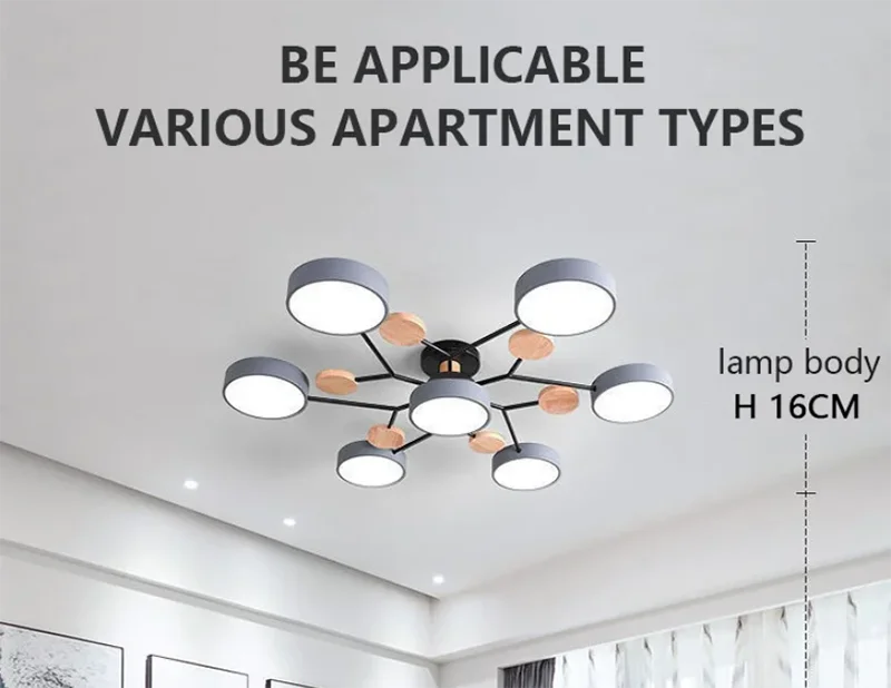 Modern LED Chandelier Lighting for Pendant Lamp Living Room Bedroom Study Home Decoration Indoor Lighting AC220V