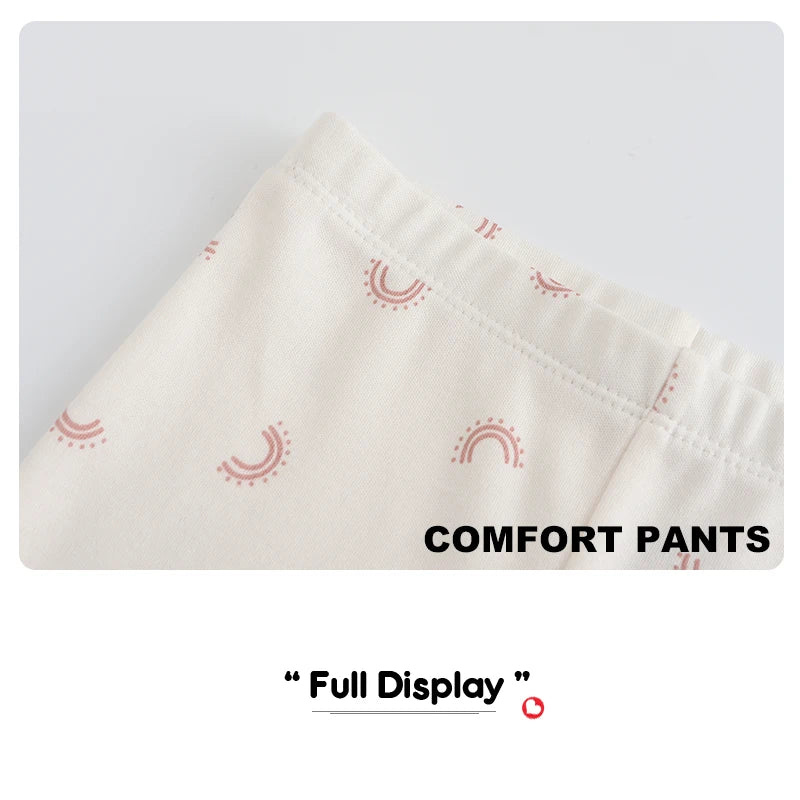 Kiddiezoom 5 Pcs Fashion Baby Boy Girl Pants 0-12Months 100%Cotton Soft Newborn Leggings