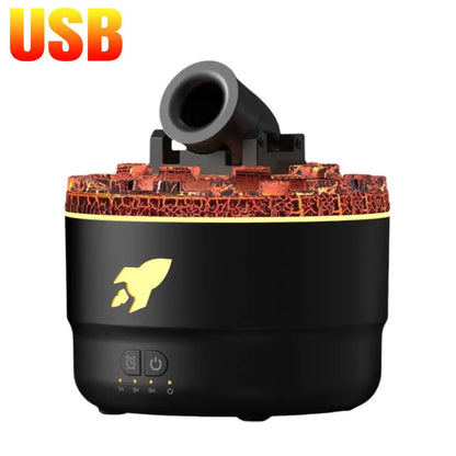 Cannon Blast Aroma Humidifier Volcanic Crack Light Cannons Humidifier Essential Oil Diffuser Aromatherapy Humidifier Diffuser