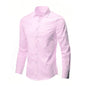 Men's Formal Shirt Long Sleeve Non-Iron Business Slim Fit Korean Work Men White Casual Dress Suit Shirt 2026 Autumn S-5XL