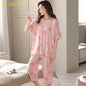 SUKAE M-5XL Cool Modal Woman's Pajamas Summer Plus Size Calf-length Pijamas Casual Knee-length Home suits Women's Capris Sleepwear