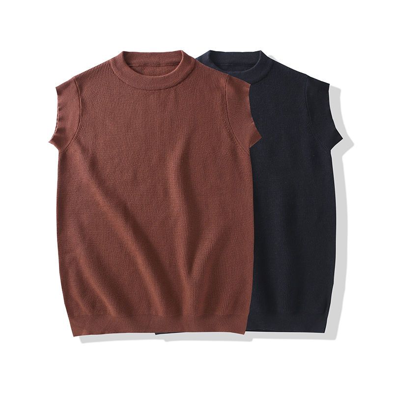Men Knit Sweater Vest ins sweater vest Korean fashion clothes