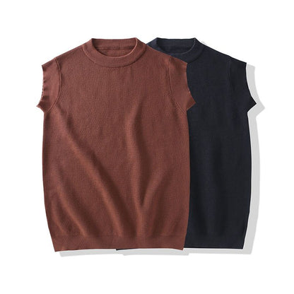 Men Knit Sweater Vest ins sweater vest Korean fashion clothes