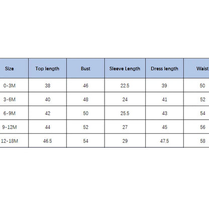 0 to 18 Months Baby Girl Skirt Sets Spring Autumn Clothes Heart Pattern Ruffle Long Sleeve Bodysuit + Suspender Skirt