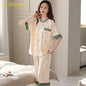 SUKAE M-5XL Cool Modal Woman's Pajamas Summer Plus Size Calf-length Pijamas Casual Knee-length Home suits Women's Capris Sleepwear