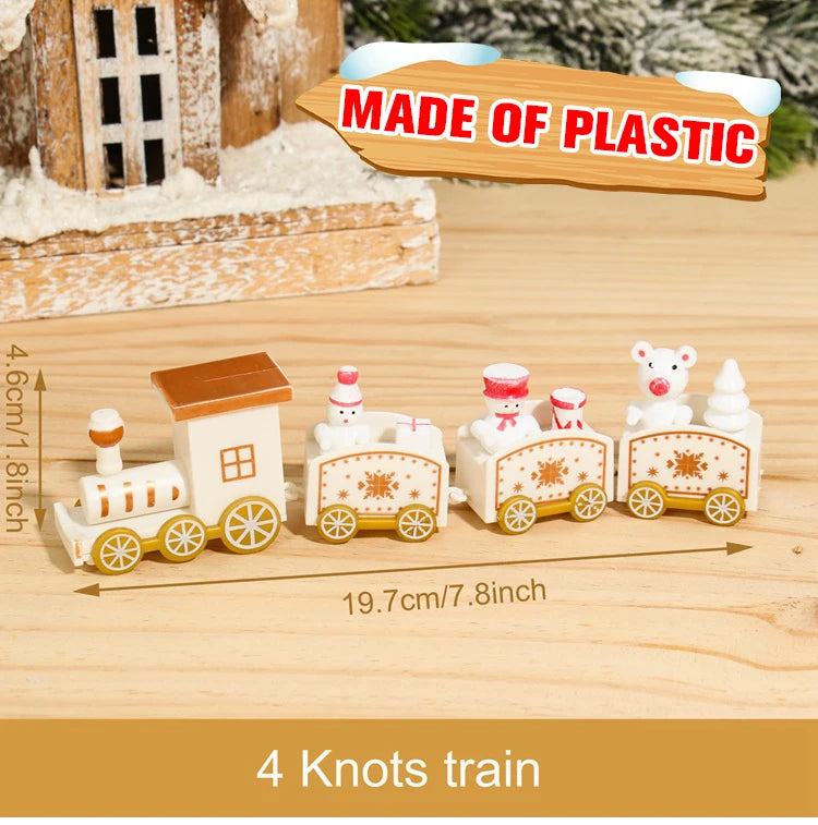 Christmas Train Merry Christmas Decorations For Home 2025 Christmas Ornament Xmas Navidad Noel Gifts Happy New Year 2026 Gifts