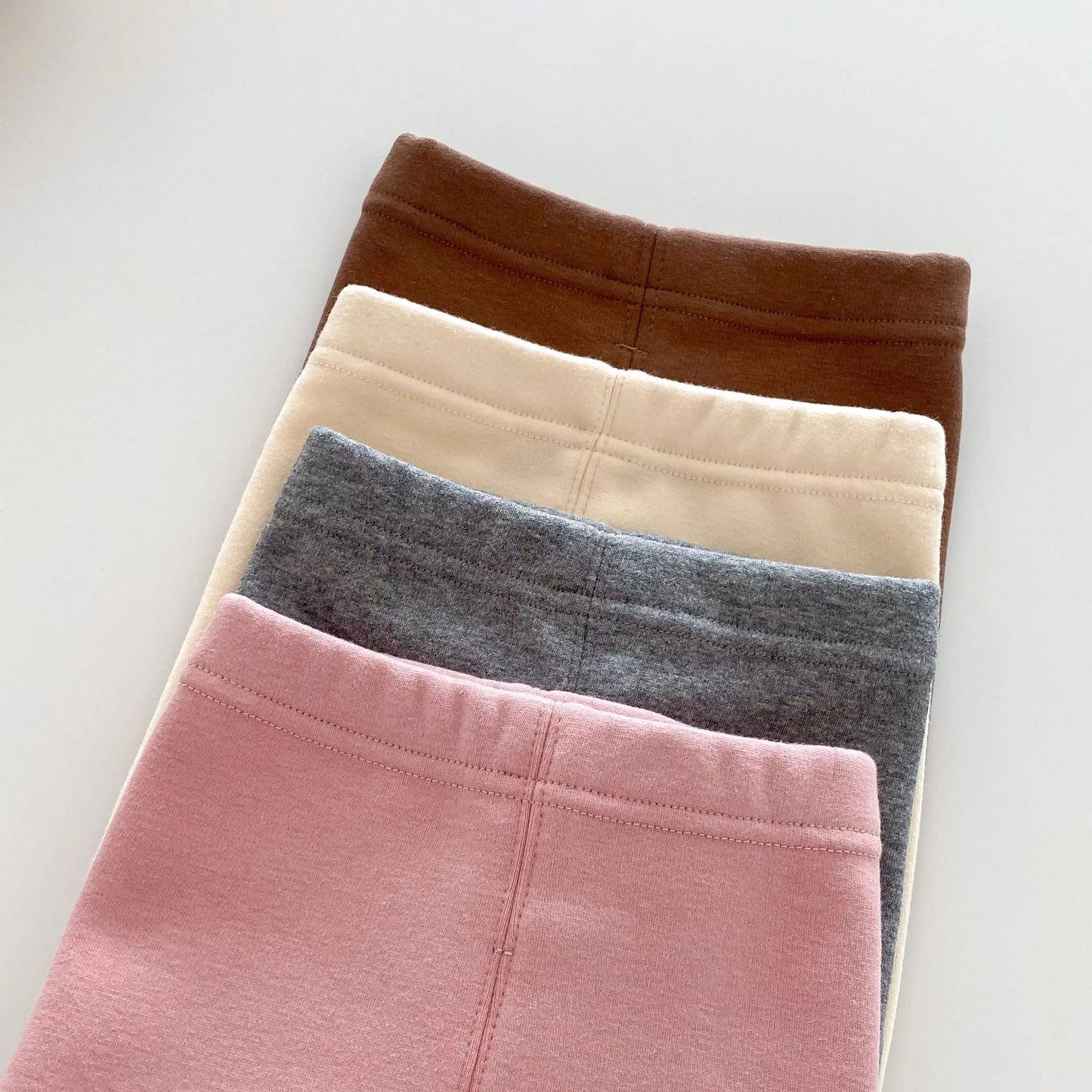 Girls Leggings 2026 Winter 0-5Y Children's Clothes Baby Girls Patch Plus Velvet Warm Pants Trousers