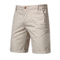 2026 Men Shorts Summer Cotton Middle Waist Male  Casual Business Men Shorts Printed Beach Stretch Chino Classic Fit Short Homme