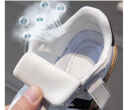 Trendy Kids Shoes Girls Boys Tennis Sneakers Outdoor Running Shoes Non-slip School Sports Shoes Breathable Mesh Comfort Shoes